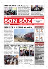 EZİNE SONSÖZ