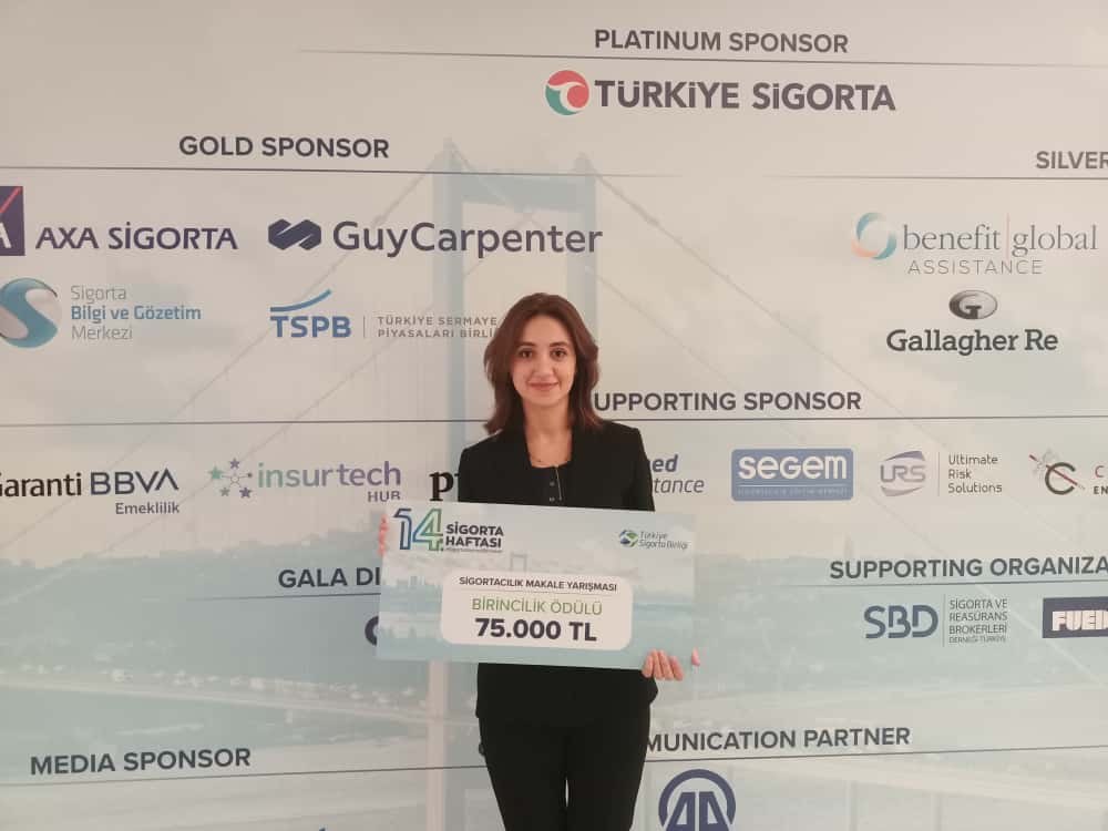 Hitit Üniversitesi öğrencisi 2025 Sigorta Makale Yarışmasında birinci oldu