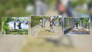 GİRESUN BELEDİYESİ’NDEN SAHİL ŞERİDİ VE PARKLARDA BAHAR TEMİZLİĞİ