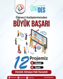 Öğrenci Kulüplerimizden ÜNİDES Projelerinde Büyük Başarı