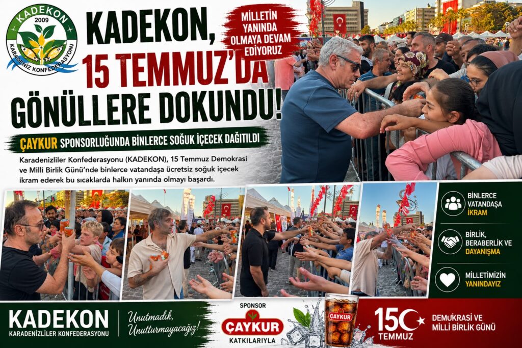 KADEKON’dan 15 Temmuz Demokrasi ve Millî Birlik Günü’nde Anlamlı Etkinlik