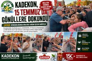 KADEKON’dan 15 Temmuz Demokrasi ve Millî Birlik Günü’nde Anlamlı Etkinlik