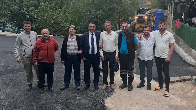 BAŞKANIMIZ, HASANBEY MAHALLEMİZDE DEVAM EDEN YOL ÇALIŞMALARIMIZI İNCELEDİ