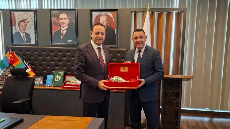 BAŞKANIMIZ, TARIM VE ORMAN BAKAN YARDIMCIMIZ SAYIN EBUBEKİR GİZLİGİDER’İ MAKAMINDA AĞIRLADI