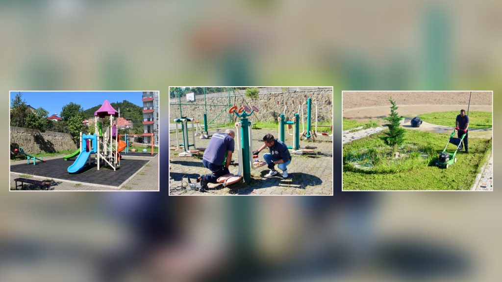PARKLARDA BAKIM VE ONARIM ÇALIŞMASI BAŞLATILDI