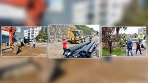 GİRESUN BELEDİYESİ EKİPLERİ DUR DURAK BİLMİYOR