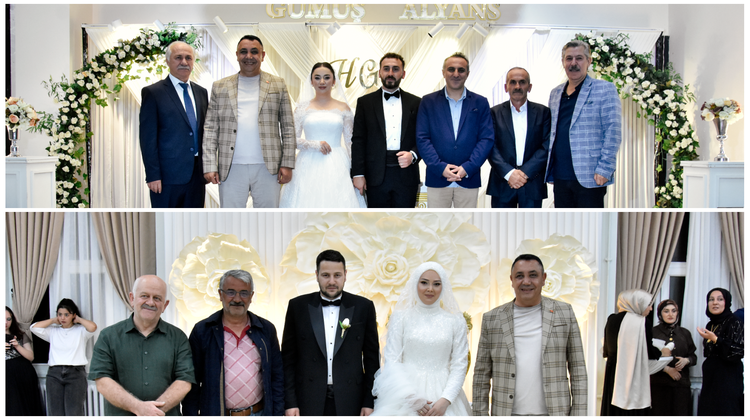BAŞKANIMIZ, DÜĞÜN TÖRENLERİNE KATILDI
