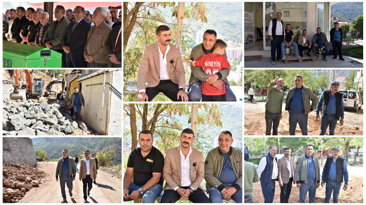 BAŞKANIMIZ CENAZE TÖRENİNE KATILDI, ÇALIŞMA SAHASI İNCELEDİ