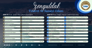 Zonguldak Ticaret ve Sanayi Odası 2026 Yılı İlk Yarısı Çalışma İstatistikleri Yayınlandı.