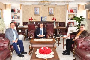 Valimiz Sayın Cevdet Atay Polis Başmüfettişlerini Makamında Kabul Etti