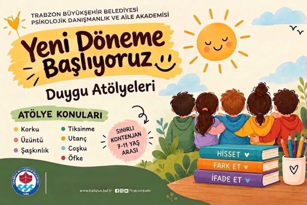 BÜYÜKŞEHİR’İN DUYGU ATÖLYELERİ’NDE YENİ DÖNEM BAŞLIYOR