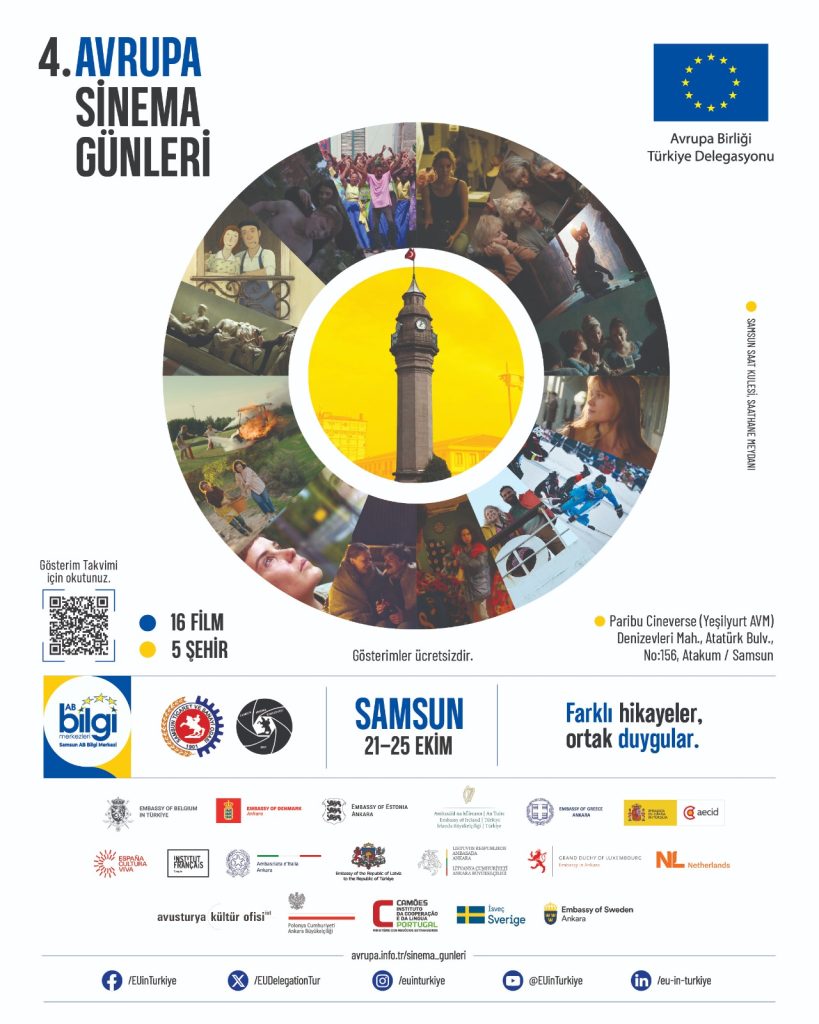 Avrupa’dan 15 Film Samsunlu Sinemaseverlerle Buluşacak