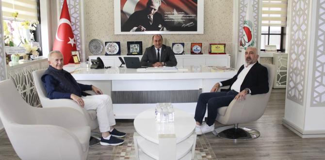 AMASYA TSO BAŞKANI NUREDDİN GÜÇYETMEZ’E HAYIRLI OLSUN ZİYARETLERİ BAŞLADI
