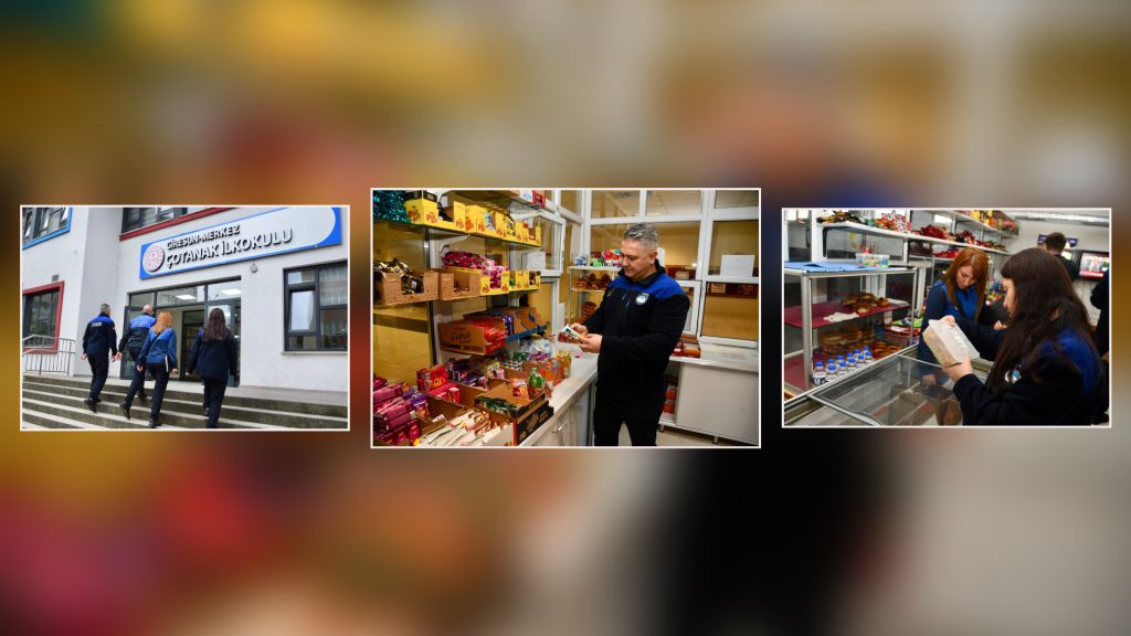 ZABITA EKİPLERİNDEN OKUL KANTİNLERİNDE DENETİM