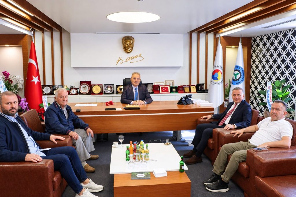 GESOB Başkanı Ali Kara ve Ercan Ayhan’dan GTSO Başkanı Çakırmelikoğlu’na Ziyaret